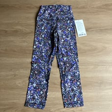 Lululemon align hr crop 21” flower burst multi size 2 new with tags