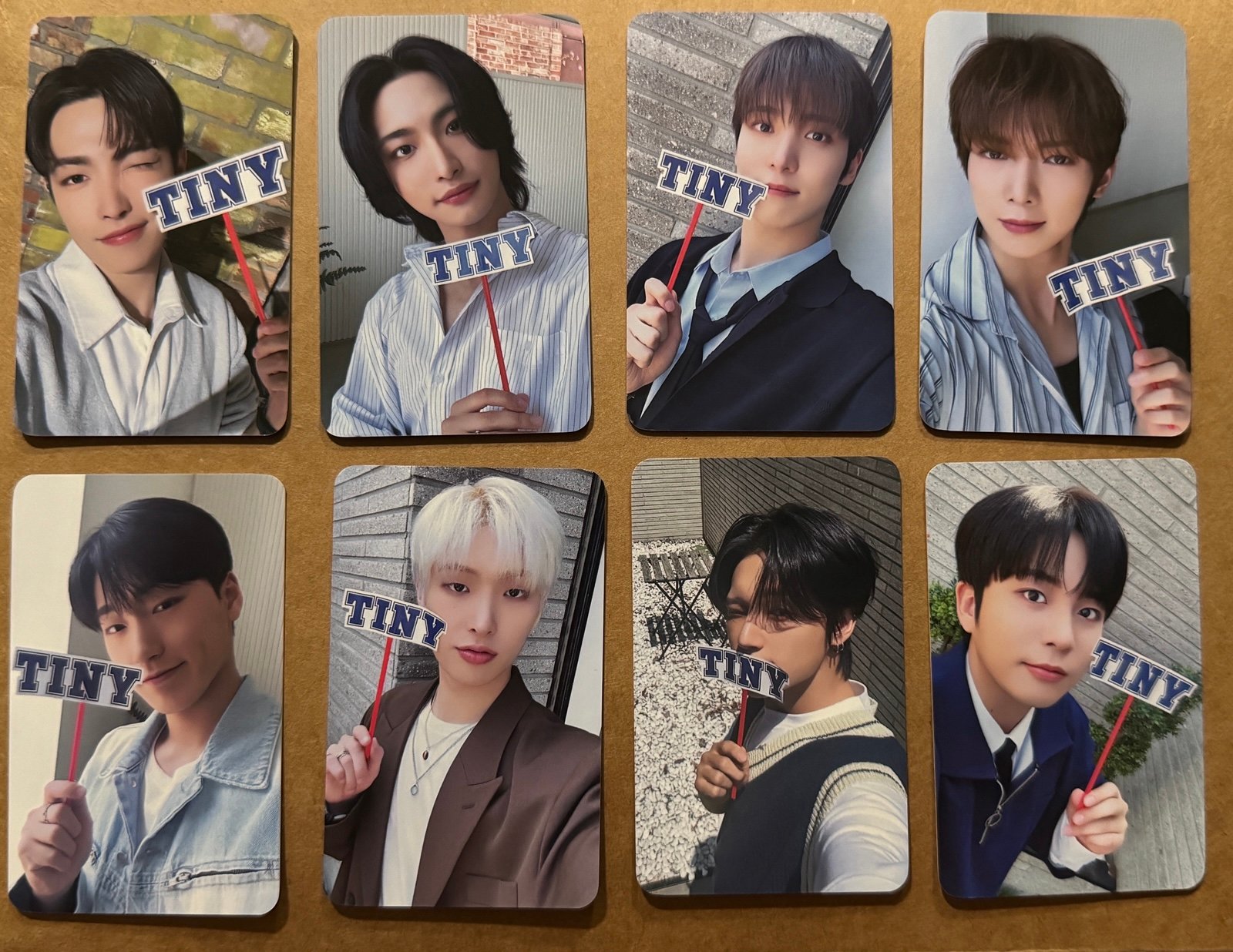 Ateez Seoul Fanmeeting Atiny Zone OT8 Set Photocards