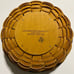 1999 Longaberger Christmas Popcorn Basket Combo Green Liner Protector Lid