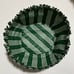 1999 Longaberger Christmas Popcorn Basket Combo Green Liner Protector Lid
