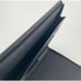 Leather Portfolio Organizer Zippered Black Folder With Tablet Sleeve Pockets