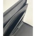 Leather Portfolio Organizer Zippered Black Folder With Tablet Sleeve Pockets