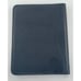 Leather Portfolio Organizer Zippered Black Folder With Tablet Sleeve Pockets