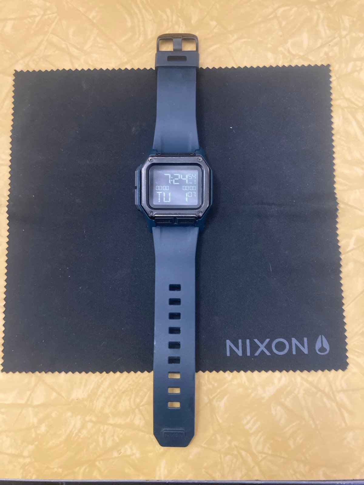 Nixon Navy Blue Silicone Regulus