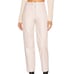 L'ACADEMIE Rue Leather Pant in Bone White 100% Genuine Lamb Leather Small