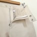 L'ACADEMIE Rue Leather Pant in Bone White 100% Genuine Lamb Leather Small