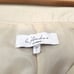 L'ACADEMIE Rue Leather Pant in Bone White 100% Genuine Lamb Leather Small