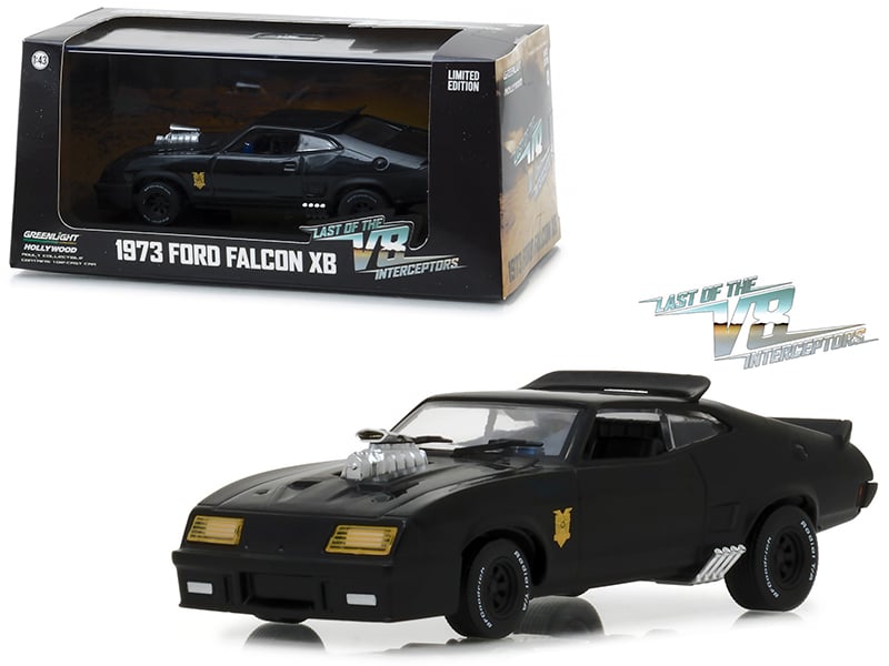 1973 Ford Falcon XB Black Last of the V8 Interceptors (1979) Movie 1/43 Diecas