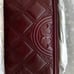 Brand new Tory Burch Fleming Soft Glazed Wristlet Nebbiolo (Dark Maroon)