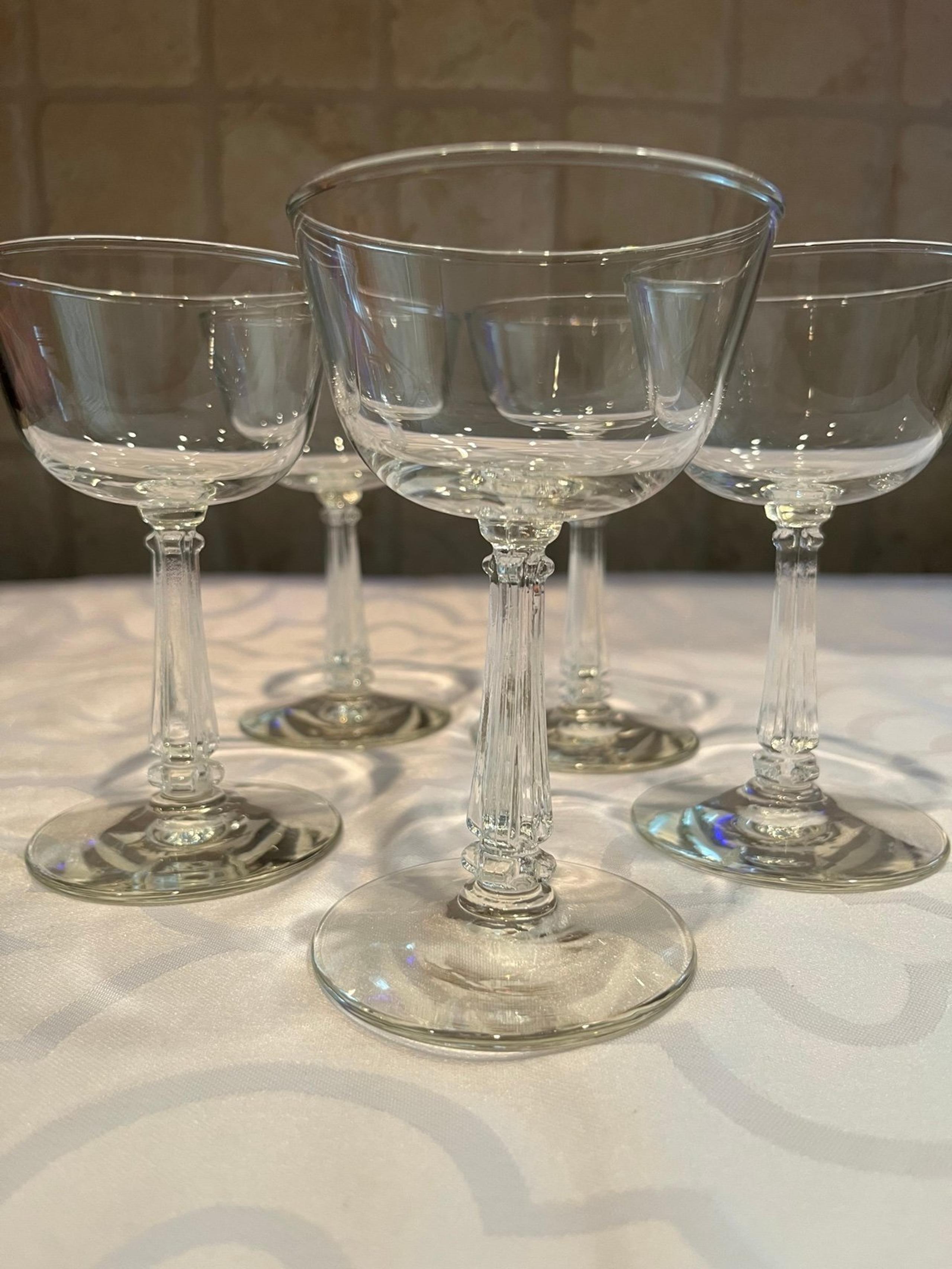 Set of 5 (five) Libbey Cocktail Glasses