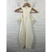 Elizabeth and James Women's Sophia Button Slit Sheath Dress White Size 4