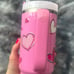 Stanley 30oz PEONY Custom “HEART” Tumbler/BNWT/Fast Shipping!!