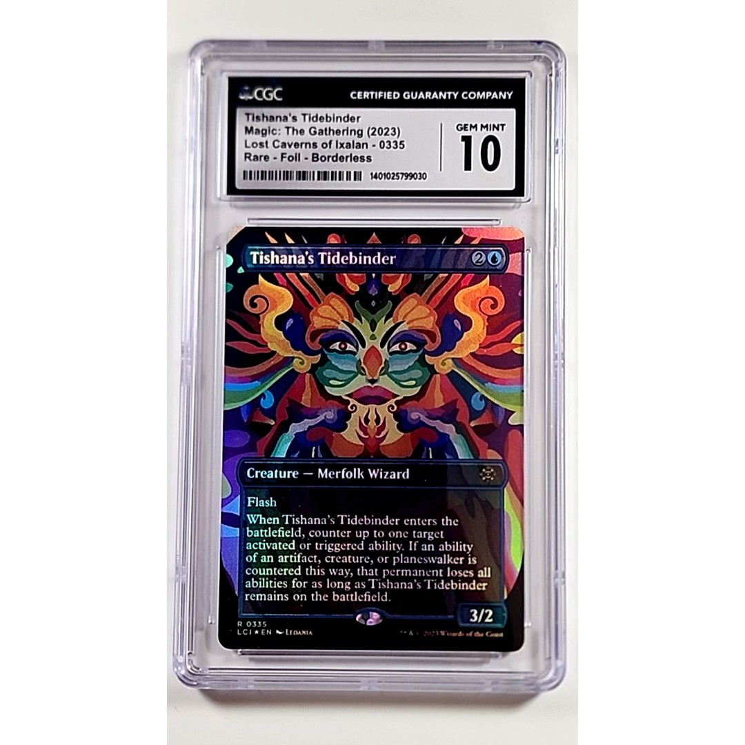 MTG Magic the Gathering Lost Caverns of Ixalan Tishana's Tidebinder CGC 10 POP1