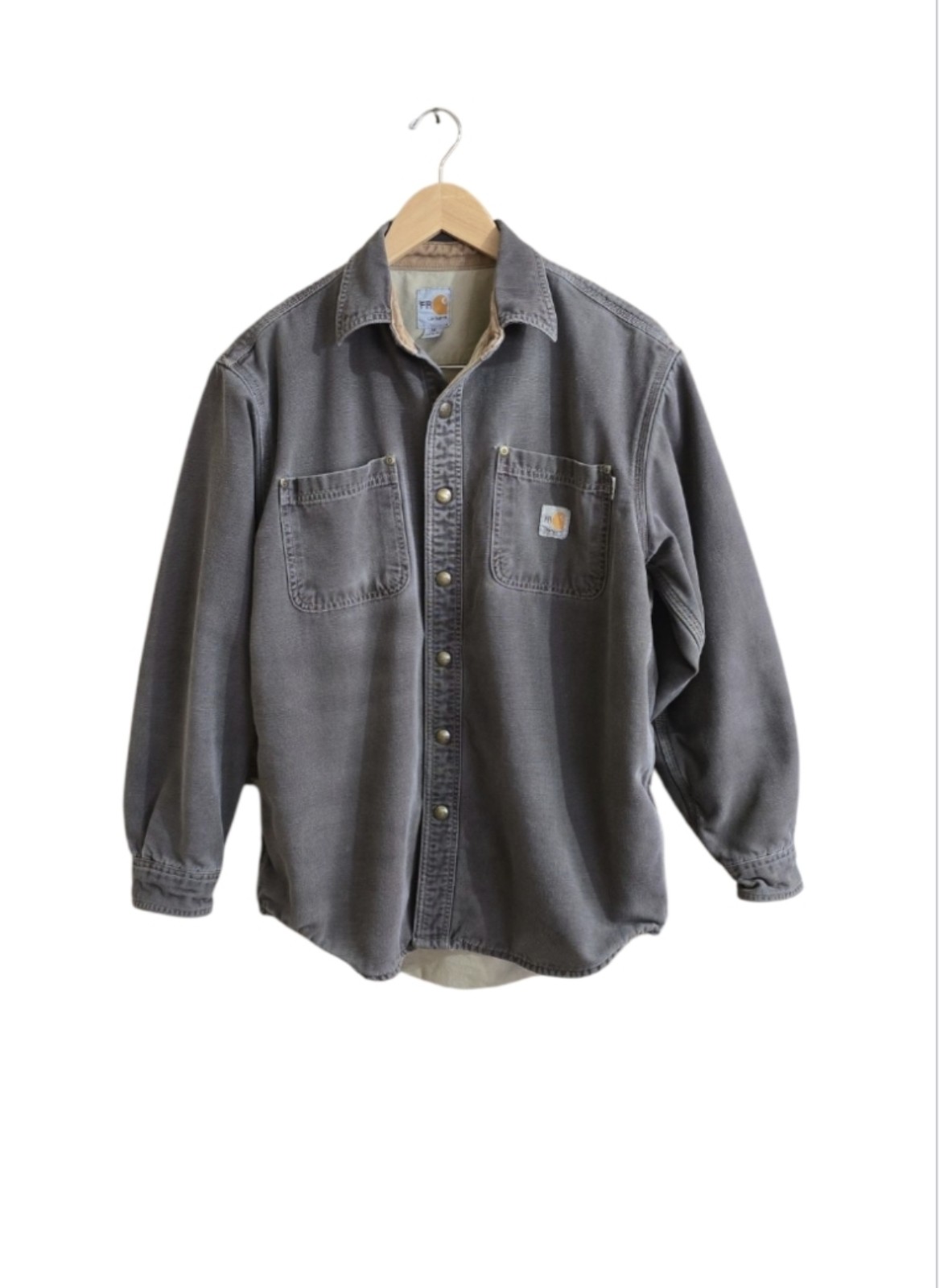 Carhartt Flame Resistant Men's Snap Button Down Jacket. Size Medium