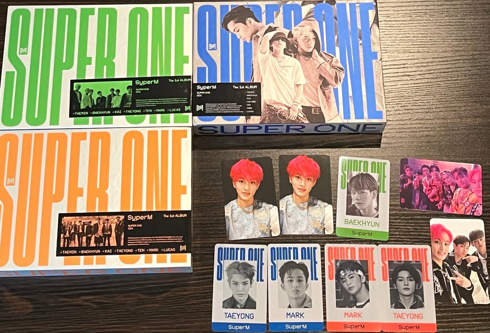 SuperM super one album & photocards