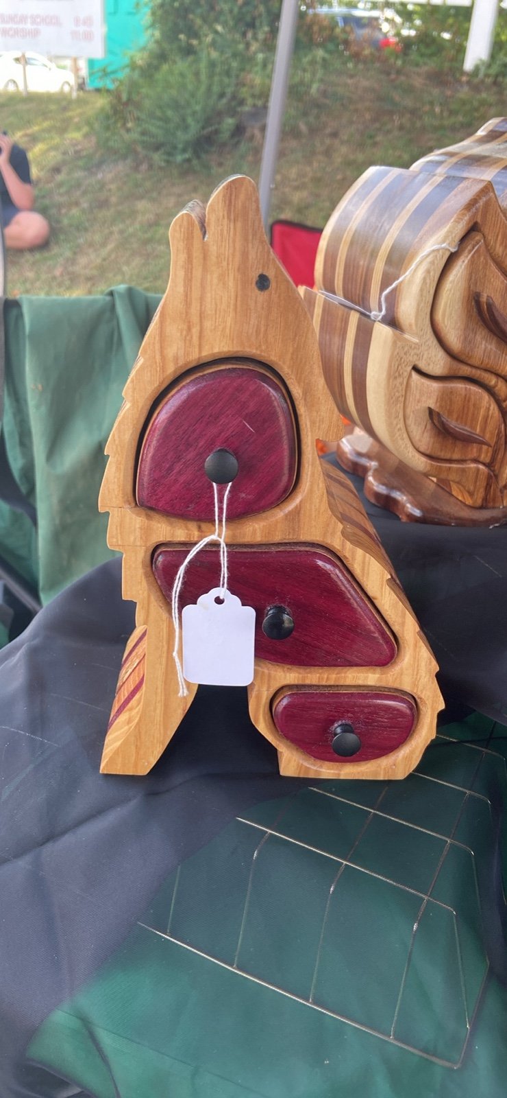 Wolf jewelry box