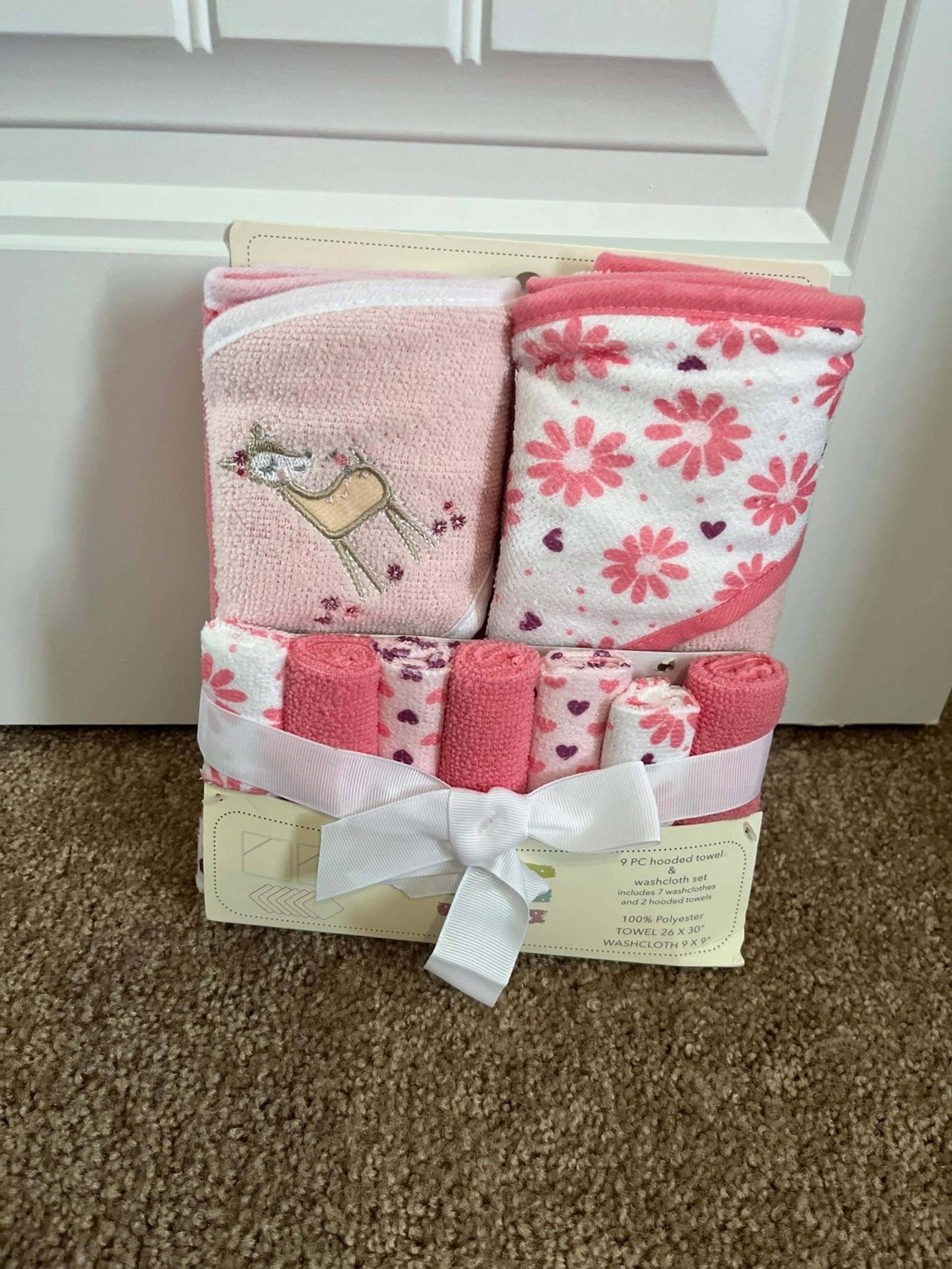 Baby bath towel set
