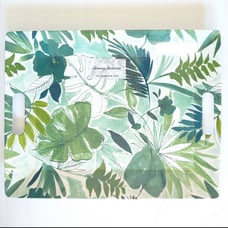 Tommy Bahama Melamine Tropical Palm Leaf Large Rectangle Tray