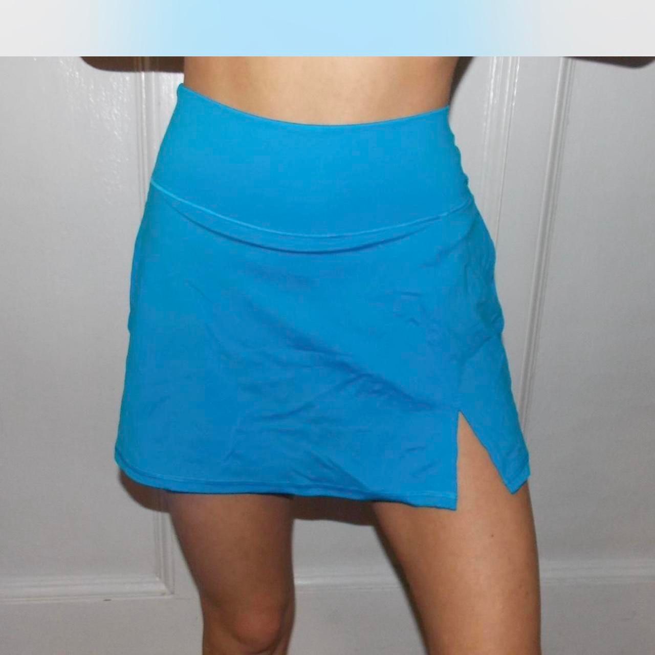 Offline By Aerie Mini skirt Skort Large Blue Tennis pickleball gym workout
