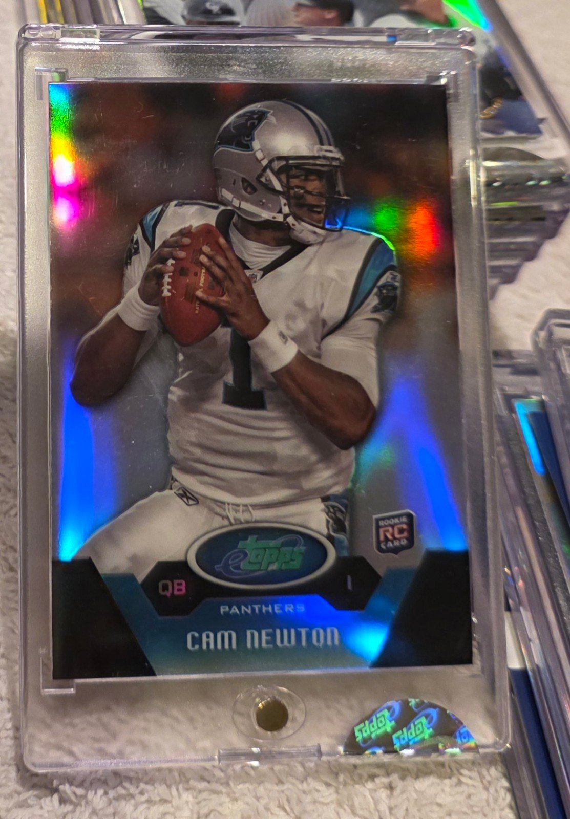 CAM NEWTON 2011 eTopps RC FACTORY SEALED in-hand #0217/1999 cd#11