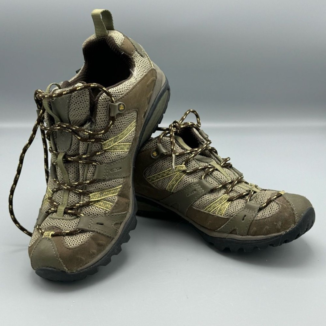 Merrell Brindle Vibram Sole Waterproof Brown Lace Up Hiking Shoe Gore-Tex WM 9
