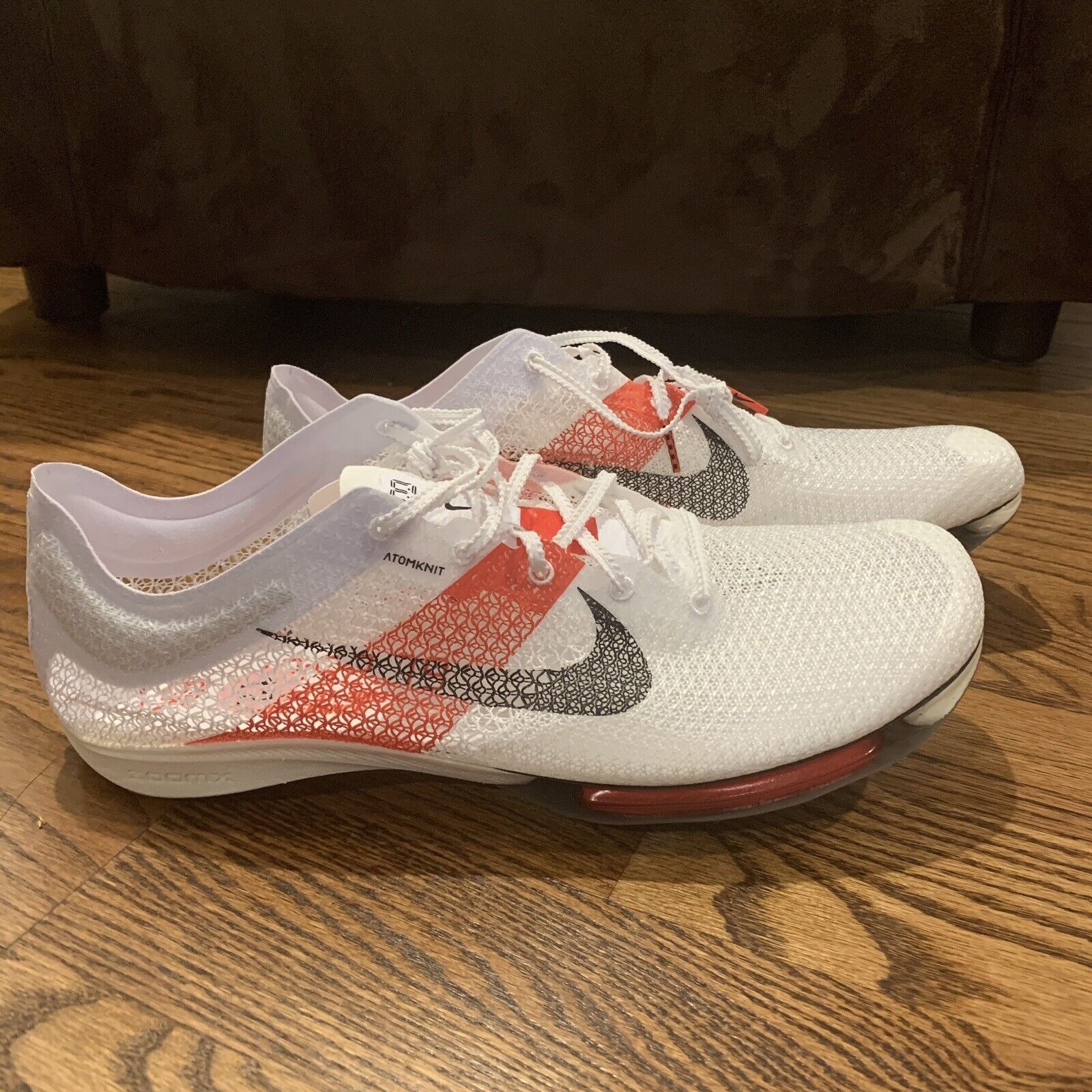Nike Air Zoom Victory EK Eliud Kipchoge Spikes Red White Mens Size 12 FJ0668-100