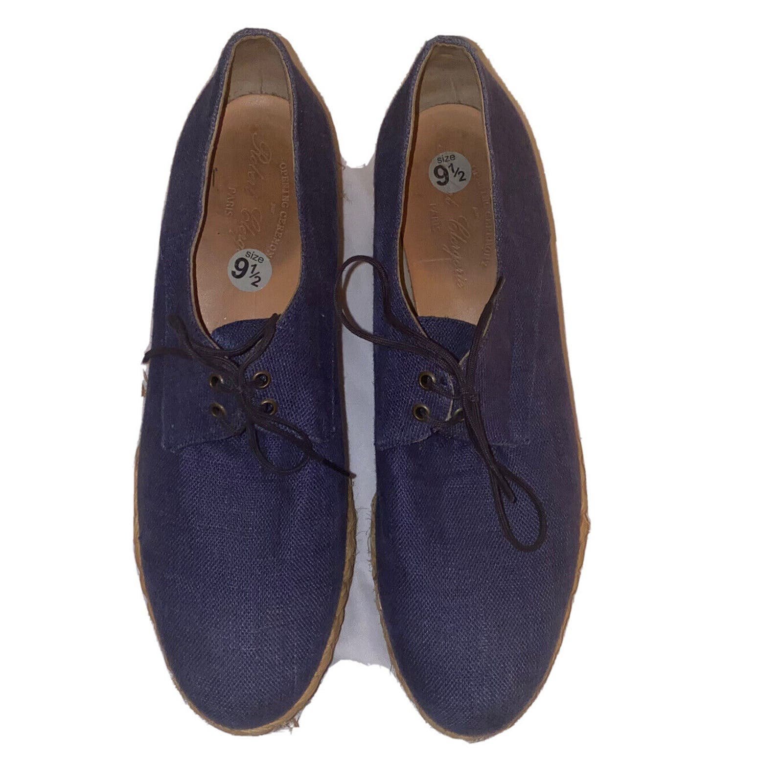 Robert Clergerie x Opening Cermony Pinto Raffia Espadrilles Sneakers Size US 9.5