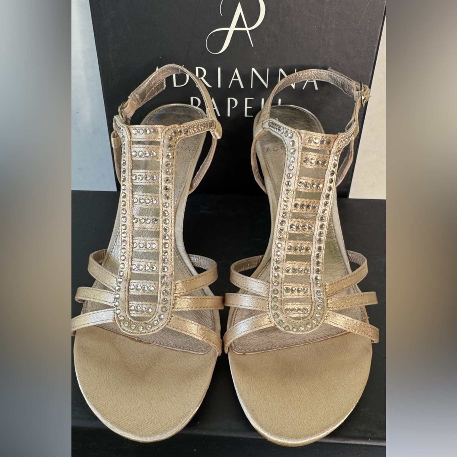 Adrianna Papell Ainsley Evening Sandals Size 8