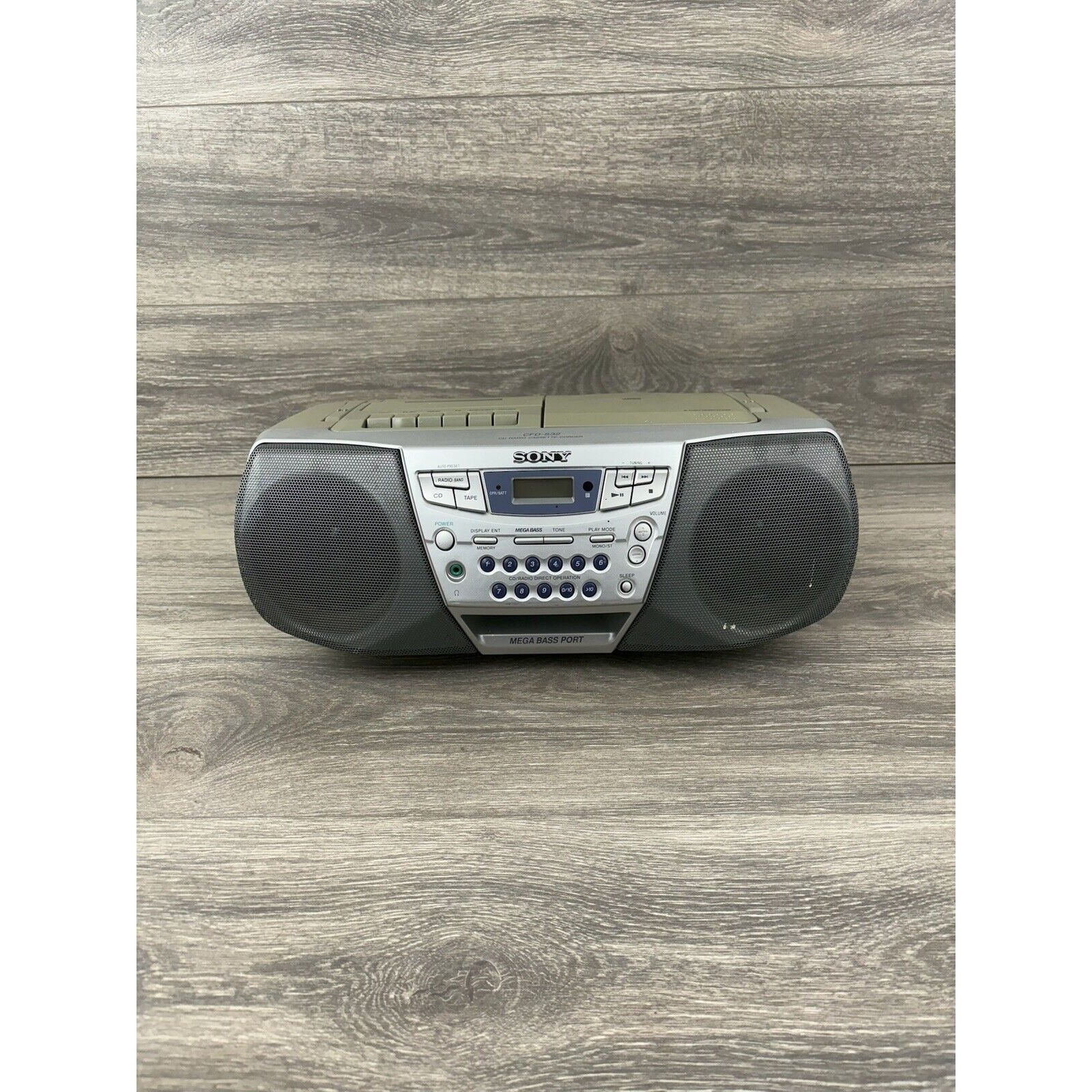 Sony Cfd-s32 Stereo boombox Cd Cassette AM FM Radio Tested Working