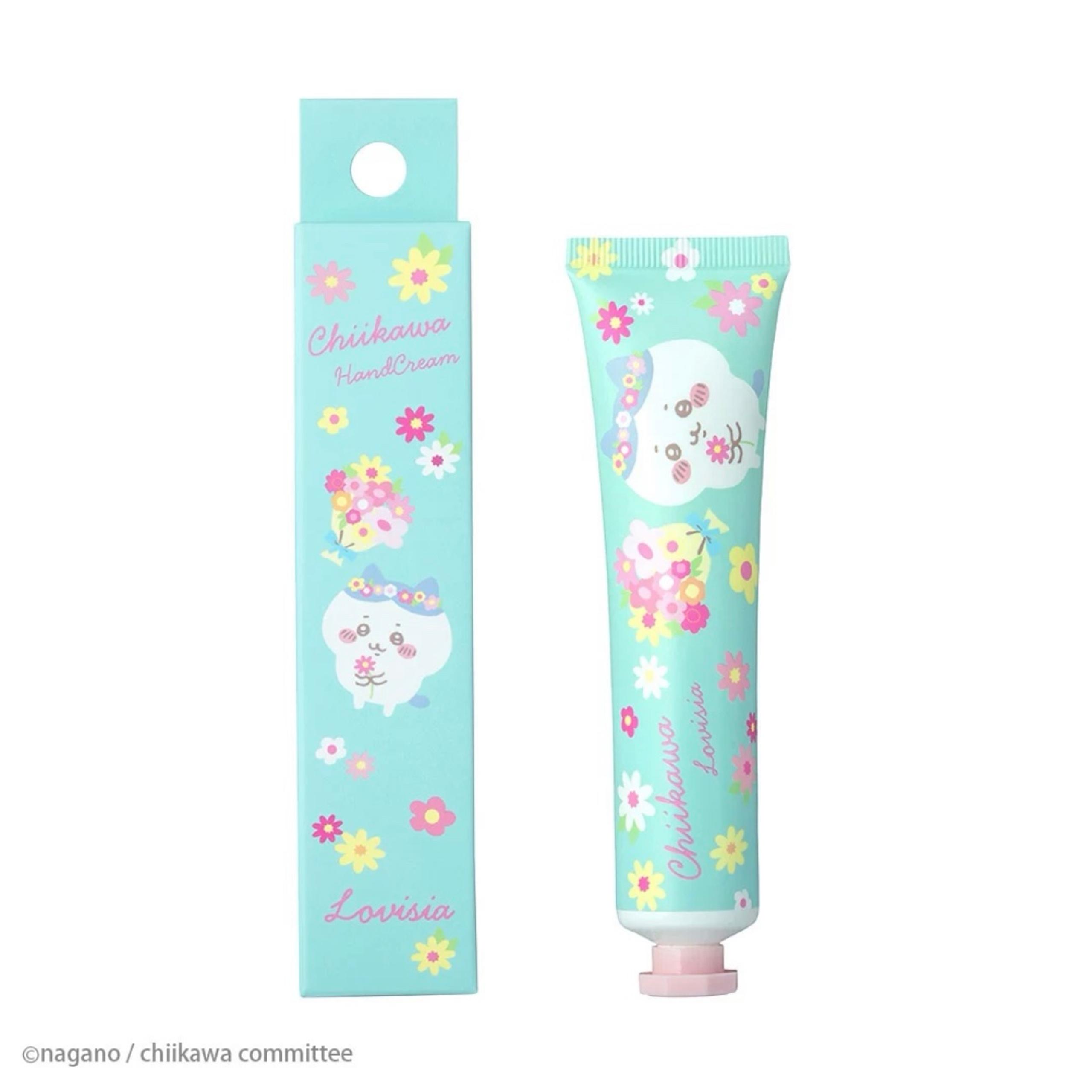 Lovisia - Chiikawa Hand Cream Hachiware (White Bouquet 30g)