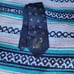 Polo Ralph Lauren Fishing Tie Blue 100% Silk Hand Made In USA Vintage