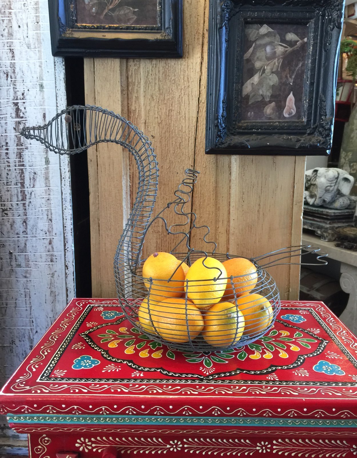 WIRE EGG BASKET VINTAGE