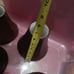 Vintage 5 Dark Brown Faux Vinyl Covered Small Lamp Shades 6x6 Chandelier condit