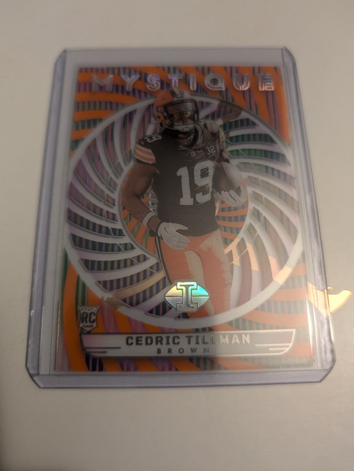 2023 Panini Illusions Cedric Tillman Orange Mystique Rookie