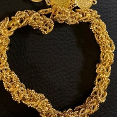 18k bohemian bracelet from india
