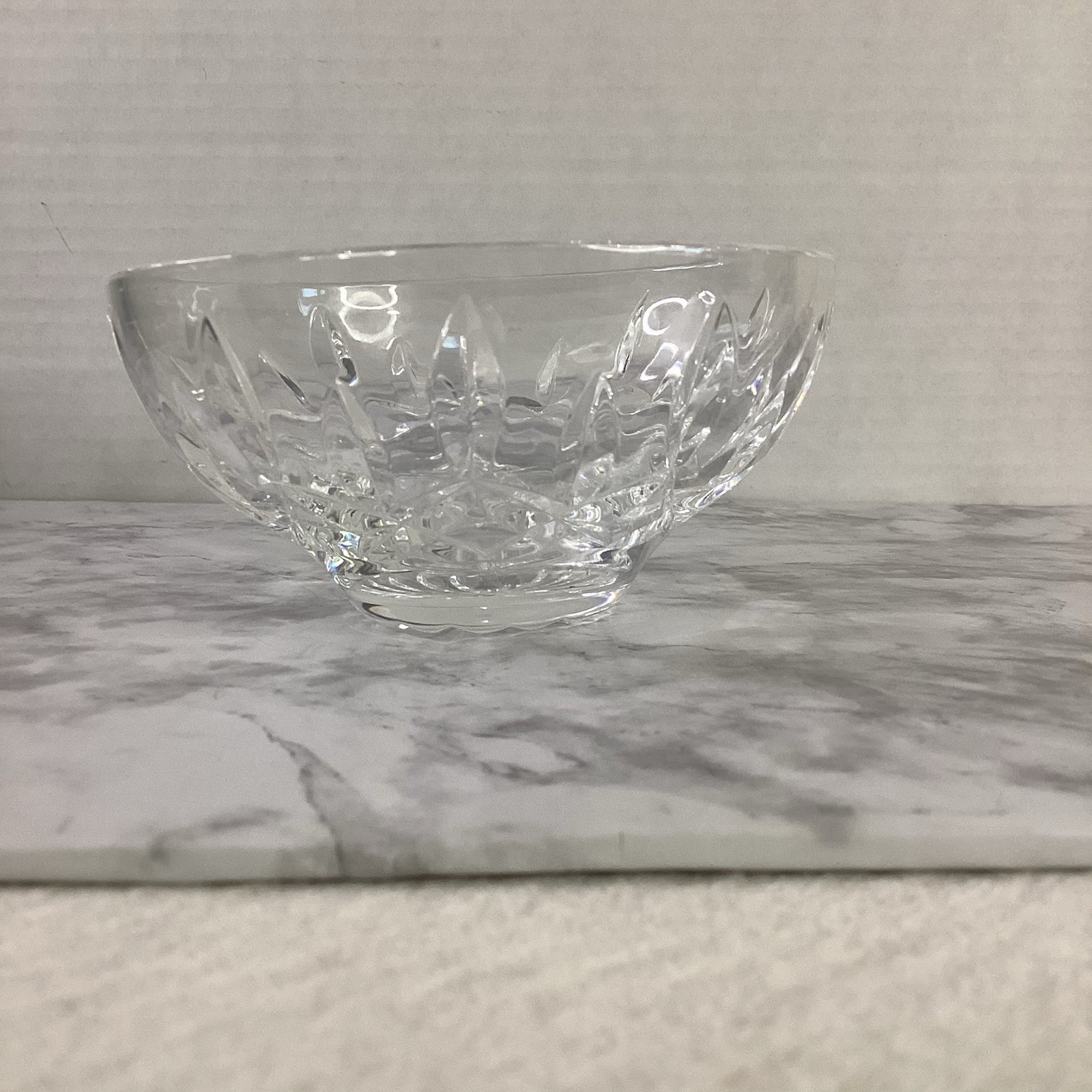 Waterford Crystal Small Candy Dish - 4.75 Diameter EUC Stamped
