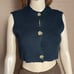 NWT New 68 Free People Naiome Rib Micro Black Vest Size S