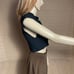 NWT New 68 Free People Naiome Rib Micro Black Vest Size S
