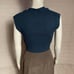 NWT New 68 Free People Naiome Rib Micro Black Vest Size S