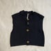 NWT New 68 Free People Naiome Rib Micro Black Vest Size S