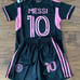 Messi Miami FC Kids Toddler 5T 6T Soccer Jersey Size 22 - shirt and shorts set
