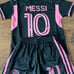 Messi Miami FC Kids Toddler 5T 6T Soccer Jersey Size 22 - shirt and shorts set