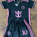 Messi Miami FC Kids Toddler 5T 6T Soccer Jersey Size 22 - shirt and shorts set