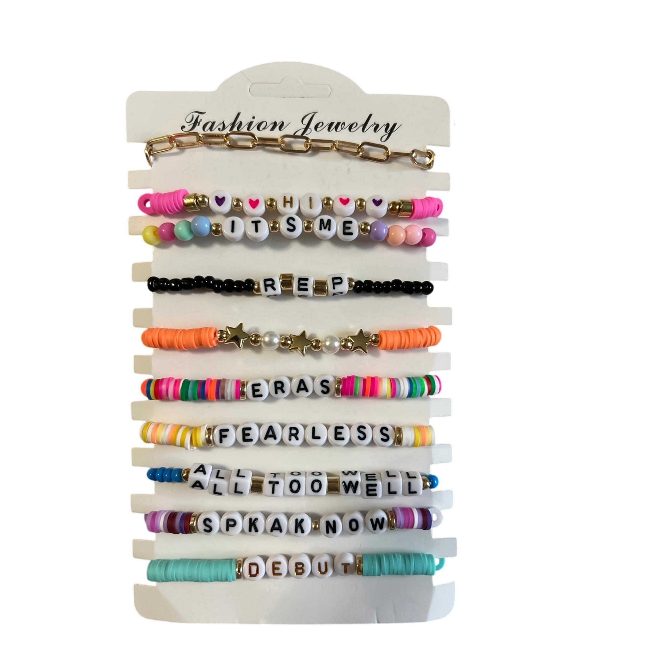 Fashion Jewelry Taylor Swift Eras Tour Friendship Bracelets - Set of 10 - NEW