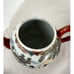 Japanese China Tea Set Sugar Bowl Creamer Geisha Floral Red-Orange 1950's-1980s