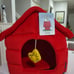 Peanuts Snoopy Dog Bed Pet Hut Doghouse Woodstock NWT
