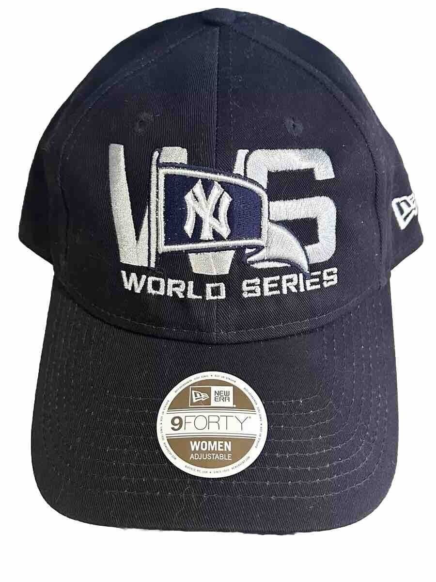 NY NEW YORK YANKEES LOGO WORLD SERIES Navy Hat New Era 9Forty
