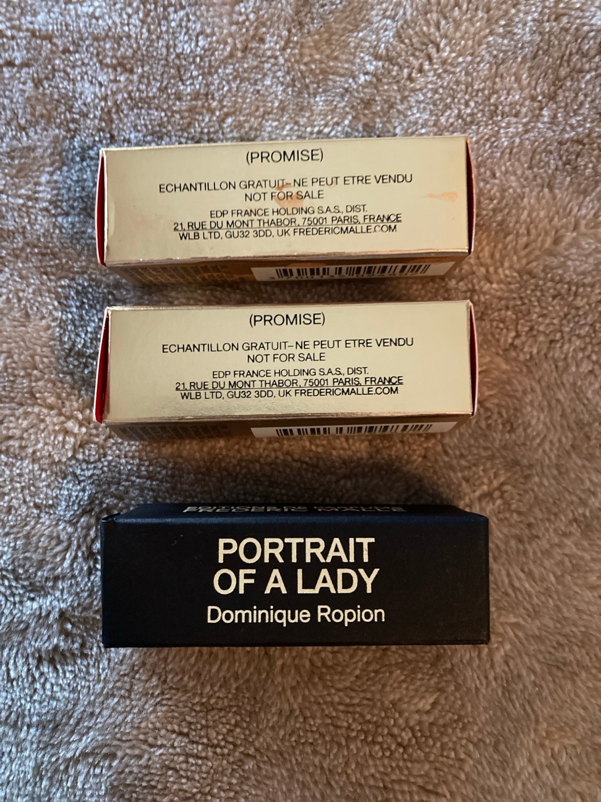 Frederic Malle Promise Perfume And portrait Of A Lady Perfume Sample Sprays