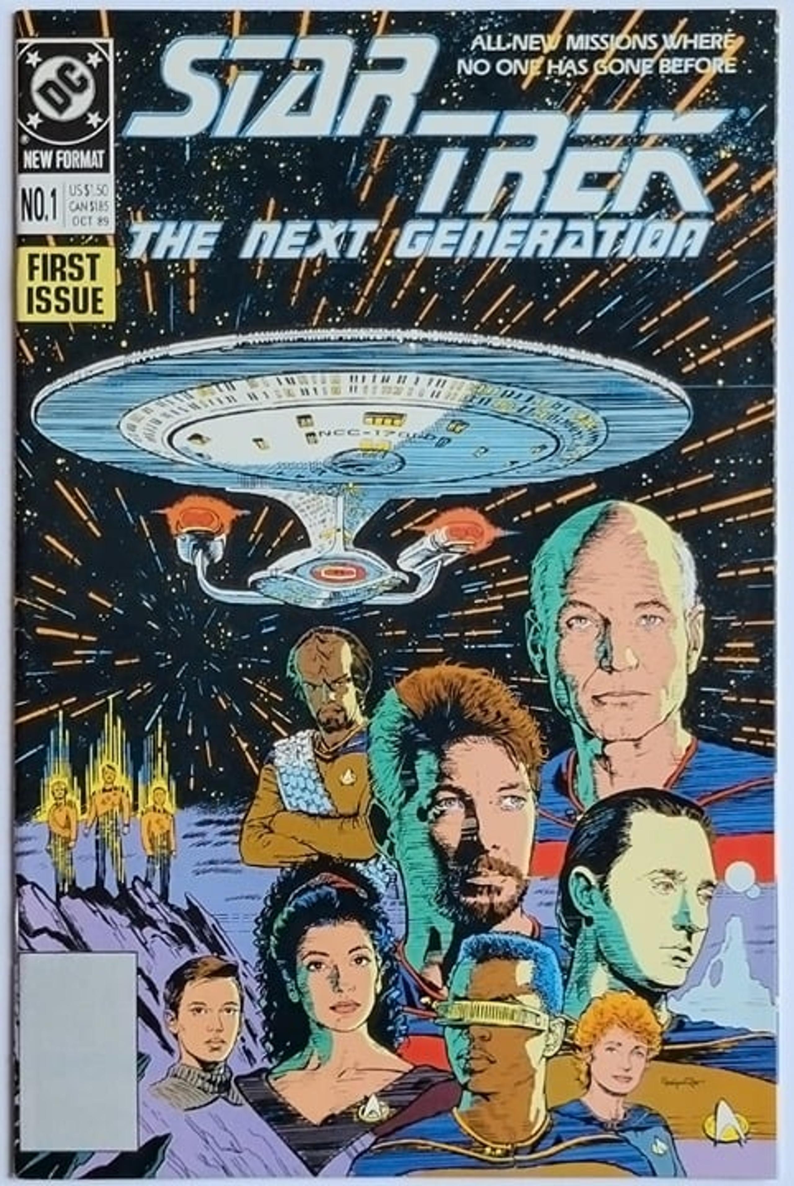 Star Trek: The Next Generation #1 (1989) Vintage Debut Issue of Volume 2