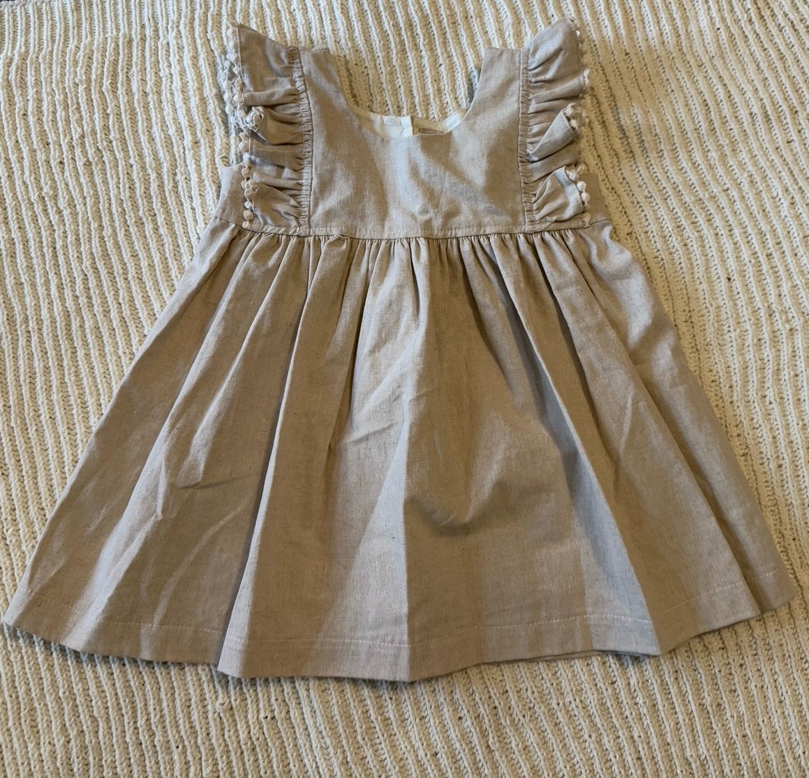 Joy Marie clothing linen toddler dress size 3T